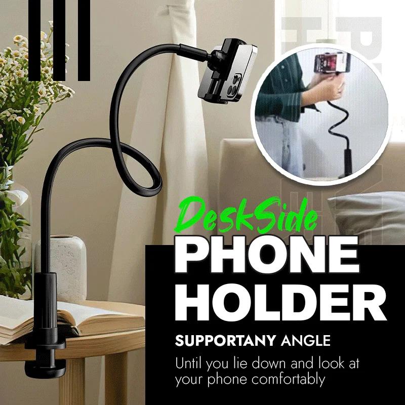 Lazy Phone Holder – 360° Adjustable Gooseneck Stand for Bed & Desk