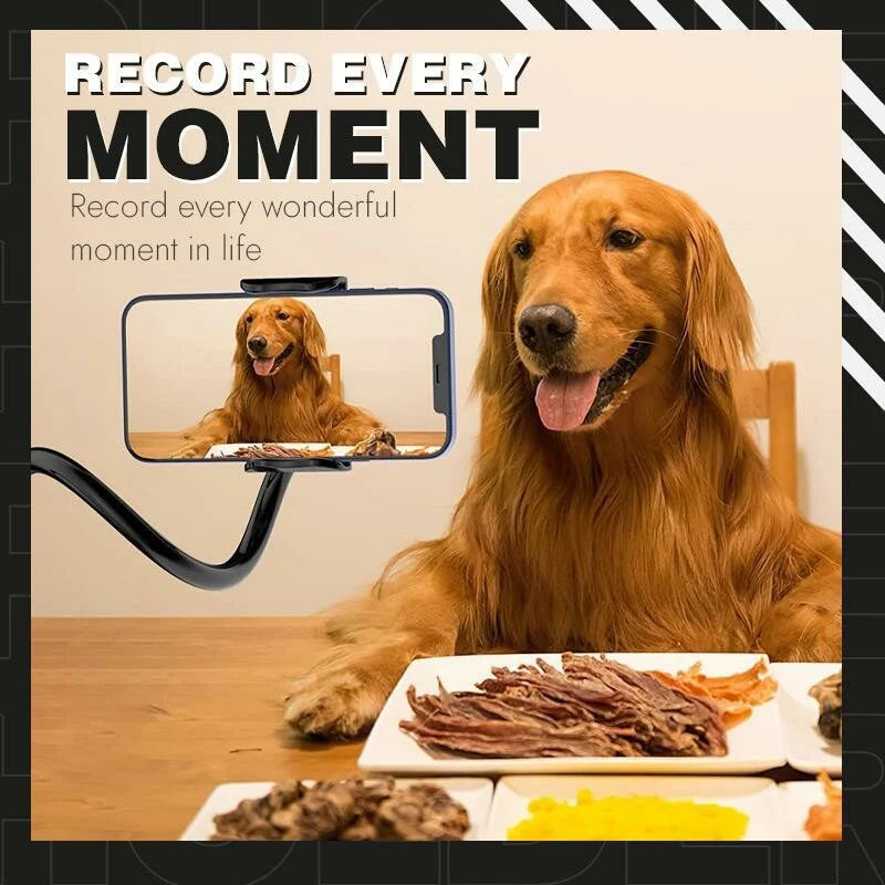 Lazy Phone Holder – 360° Adjustable Gooseneck Stand for Bed & Desk