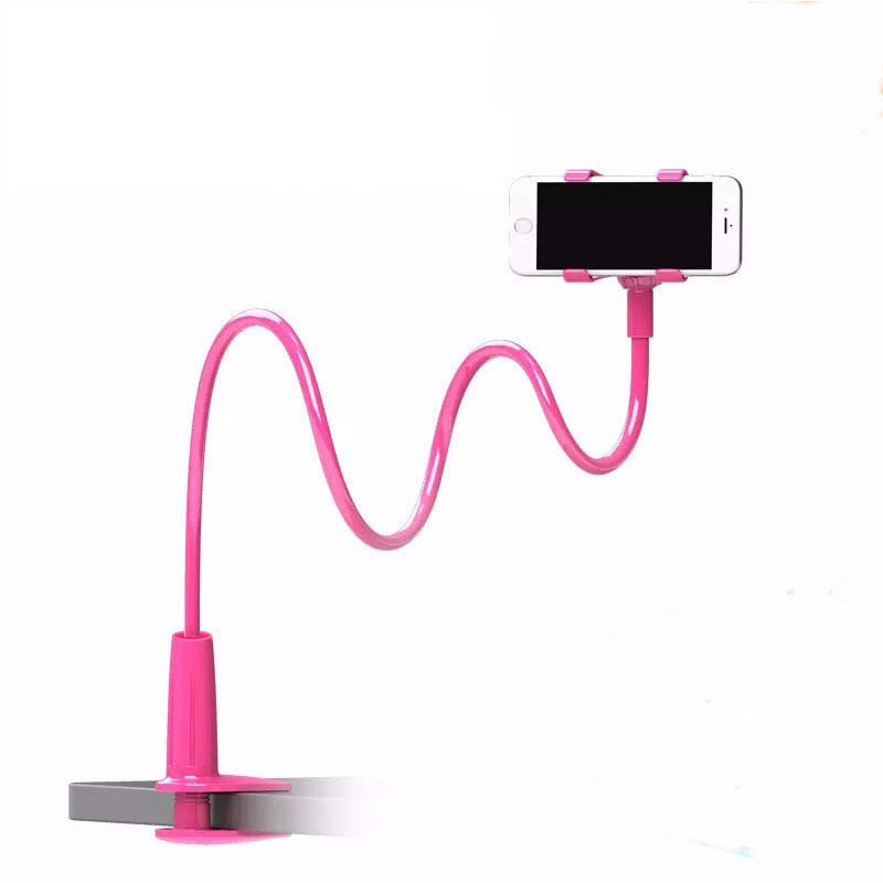 Lazy Phone Holder – 360° Adjustable Gooseneck Stand for Bed & Desk