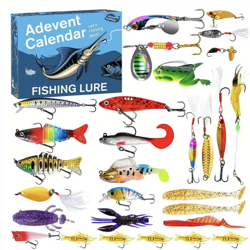 🎣 Fishing Advent Calendar 2025 (Limited Edition) -A Daily Surprise of Premium Fishing Treasures