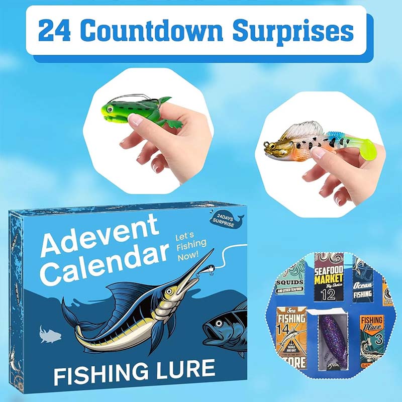 🎣 Fishing Advent Calendar 2025 (Limited Edition) -A Daily Surprise of Premium Fishing Treasures