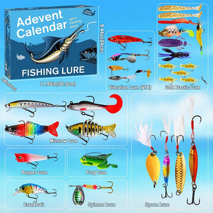 🎣 Fishing Advent Calendar 2025 (Limited Edition) -A Daily Surprise of Premium Fishing Treasures