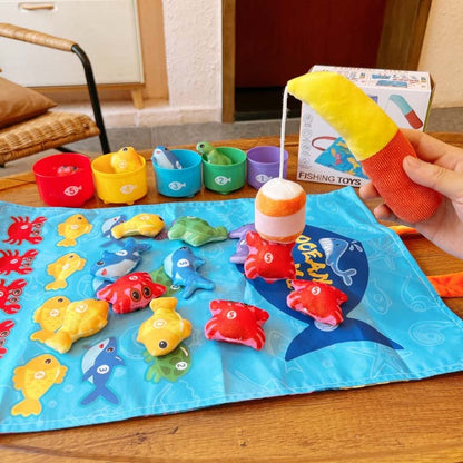 🐟 2-in-1 Magnetic Fishing & Stacking Cup Toy for Toddlers – Fun Meets Learning!