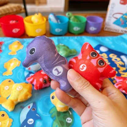 🐟 2-in-1 Magnetic Fishing & Stacking Cup Toy for Toddlers – Fun Meets Learning!