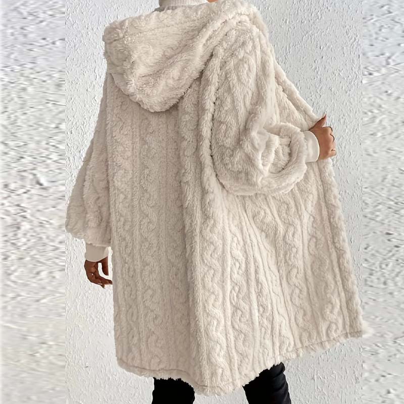 ✨ WOMEN’S PLUSH CASHMERE HOODED JACKET — Warm, Chic & Ultra-Soft | LIMITED TIME 65% OFF!