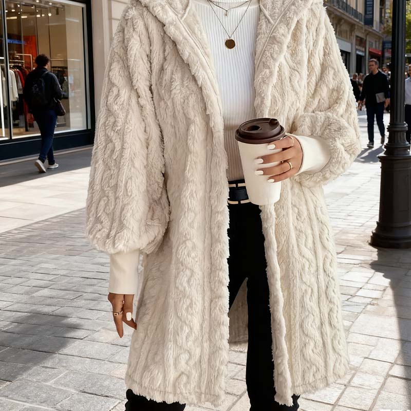 ✨ WOMEN’S PLUSH CASHMERE HOODED JACKET — Warm, Chic & Ultra-Soft | LIMITED TIME 65% OFF!