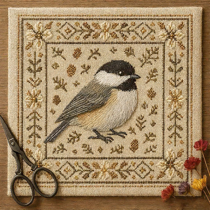🐦 DIY Bird Cross Stitch Kit
