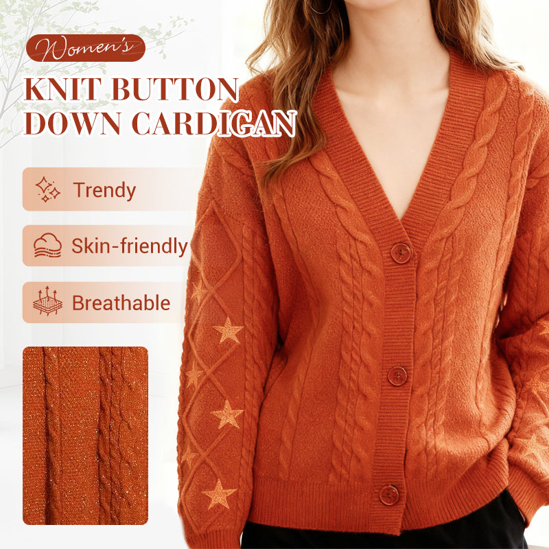 Women’s Knit Button Down Cardigan