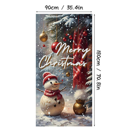 ⏰Christmas Limited Sale 50% OFF!!🎄Christmas Door Cover For Instant Holiday Decor