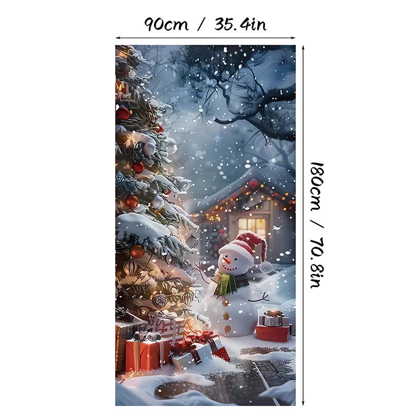 ⏰Christmas Limited Sale 50% OFF!!🎄Christmas Door Cover For Instant Holiday Decor
