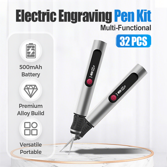 ⚡ Electric Engraving Pen Kit – Turn Every Idea Into Art Instantly!