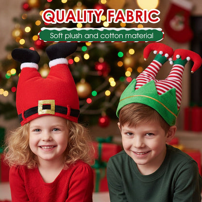 🎅 Christmas Funny Santa & Elf Pants Hat – Hilarious Holiday Party Headwear for Festive Laughs & Photos!
