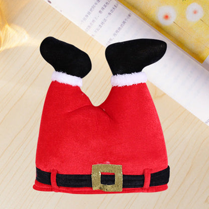 🎅 Christmas Funny Santa & Elf Pants Hat – Hilarious Holiday Party Headwear for Festive Laughs & Photos!
