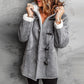 🧸Women's Hooded Suede Coat with Plush Lining– Plush Warmth Meets Effortless Winter Style