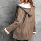 🧸Women's Hooded Suede Coat with Plush Lining– Plush Warmth Meets Effortless Winter Style