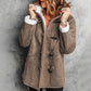 🧸Women's Hooded Suede Coat with Plush Lining– Plush Warmth Meets Effortless Winter Style