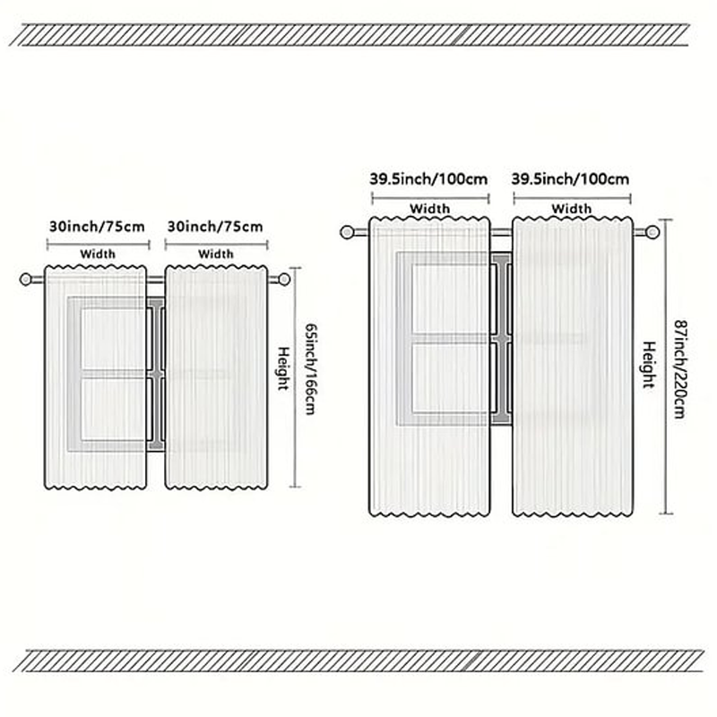 🎄 Festive Glow Christmas Curtains Set – Instantly Transform Your Home into a Holiday Wonderland!