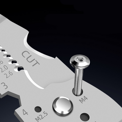 Multi-Function Foldable Wire Stripper with Voltage Tester