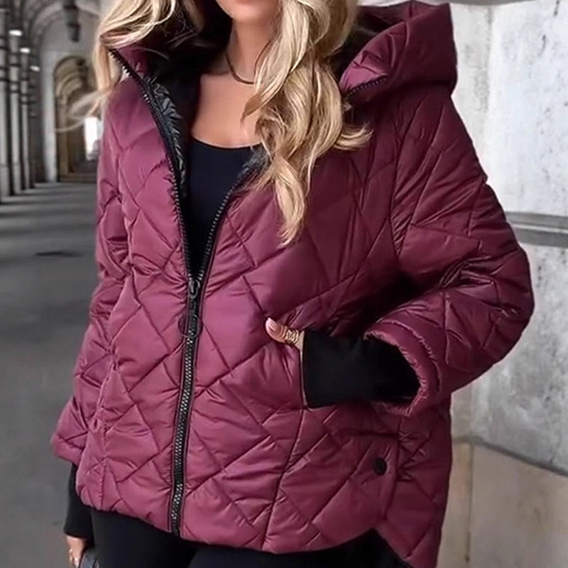 Winter Sale 55% OFF! ❄️🔥 Beat the Chill in Style — Quilted Cotton Hooded Jacket