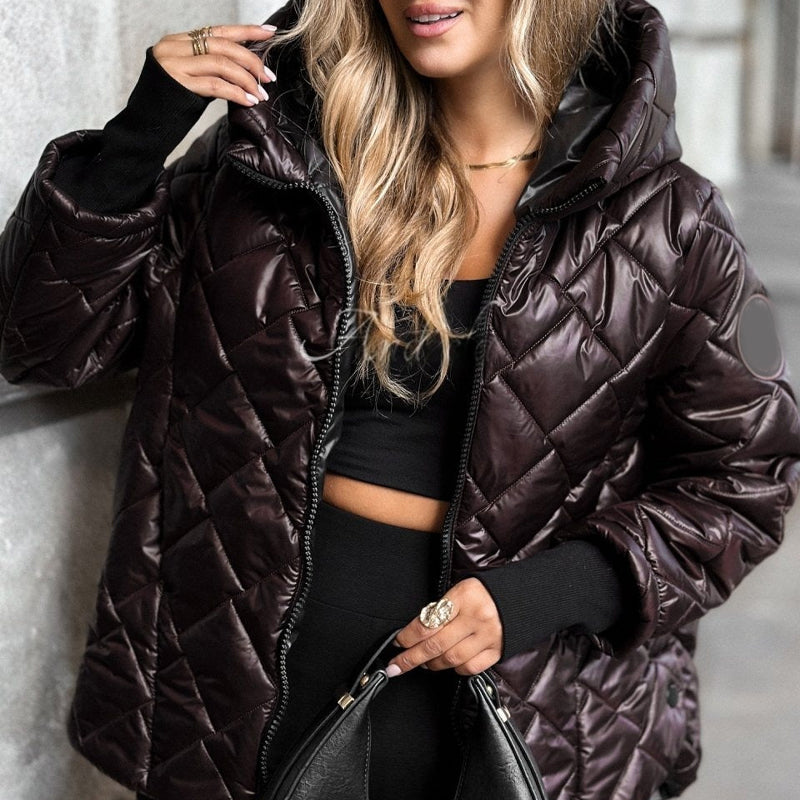 Winter Sale 55% OFF! ❄️🔥 Beat the Chill in Style — Quilted Cotton Hooded Jacket