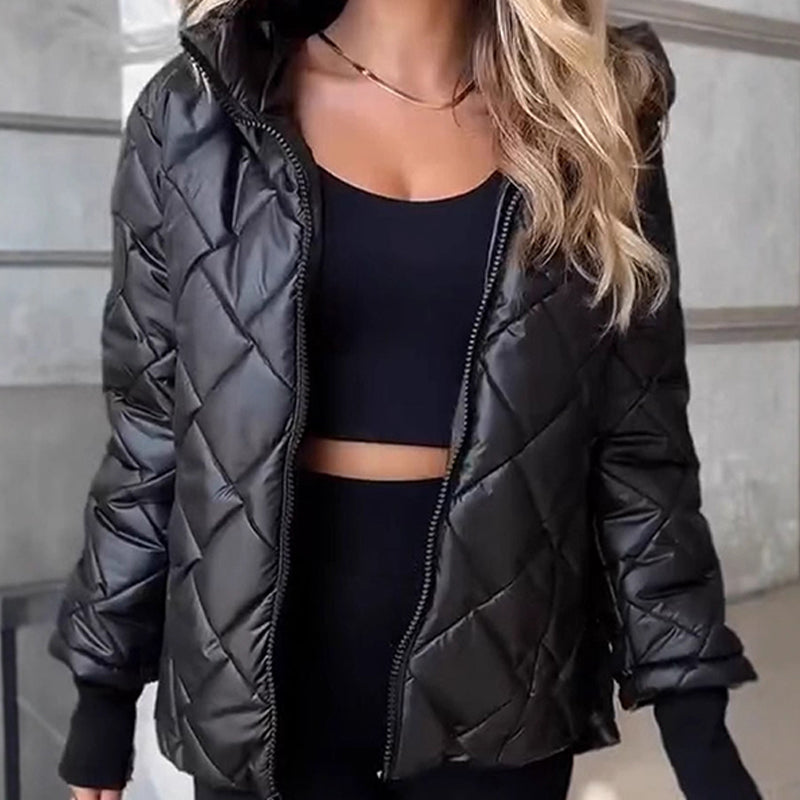 Winter Sale 55% OFF! ❄️🔥 Beat the Chill in Style — Quilted Cotton Hooded Jacket