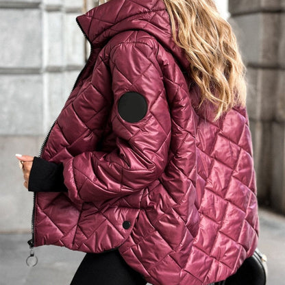 Winter Sale 55% OFF! ❄️🔥 Beat the Chill in Style — Quilted Cotton Hooded Jacket