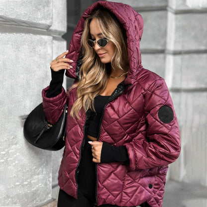 Winter Sale 55% OFF! ❄️🔥 Beat the Chill in Style — Quilted Cotton Hooded Jacket