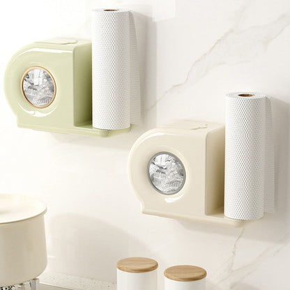 2-in-1 Drill-Free Food Wrap Storage Box