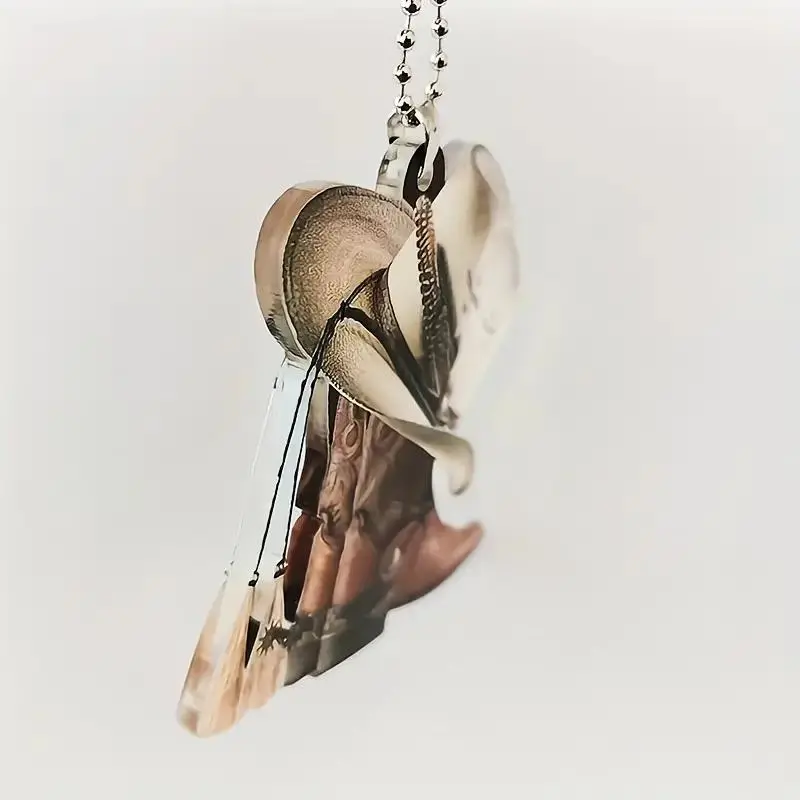 🚗 BUY 2 GET 1 FREE! ✨ Car Rear View Mirror Pendant - Elegant Crystal Design with Reflective Surface for Enhanced Style & Visibility 🌟🔮