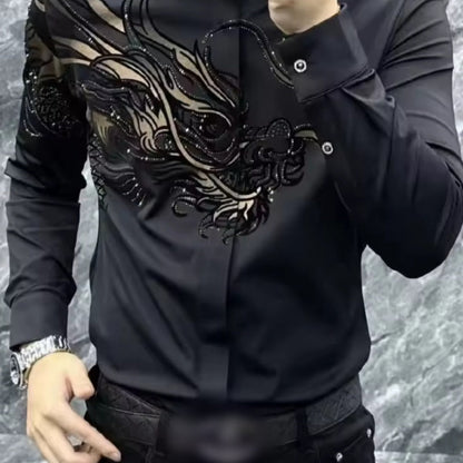 👔 Men’s Slim Fit Printed Shirt – Turn Every Head in the Room!