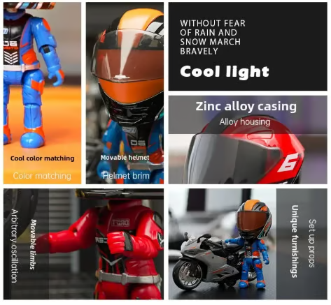 🤖💨 From Rider to Helmet — The Coolest Transforming Motorcycle Model Ever!