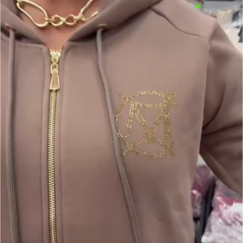 Women's Casual Zip-Up Hoodie