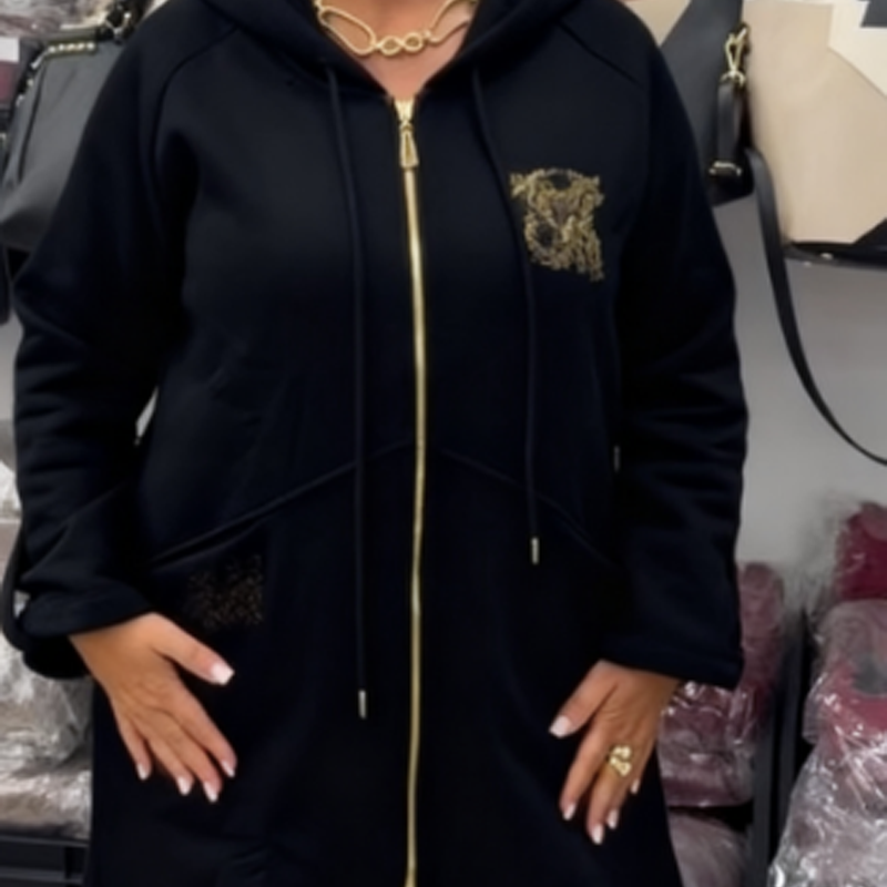 Women's Casual Zip-Up Hoodie