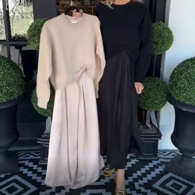 ✨ Twist & Flow 2-Piece Set – Effortless Elegance for Every Occasion 🌸