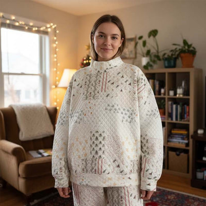 🎄 Christmas Quilted Patchwork Set – The Must-Have for Cozy Winter Nights ✨