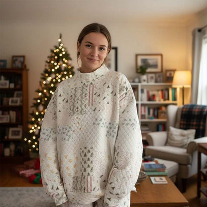 🎄 Christmas Quilted Patchwork Set – The Must-Have for Cozy Winter Nights ✨