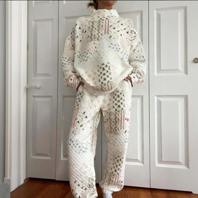 🎄 Christmas Quilted Patchwork Set – The Must-Have for Cozy Winter Nights ✨