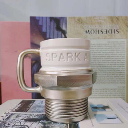 Not Just a Mug… It’s Horsepower in Your Hand 🏎️💨 | Creative Spark Plug Mug