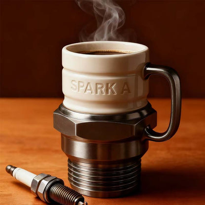 Not Just a Mug… It’s Horsepower in Your Hand 🏎️💨 | Creative Spark Plug Mug