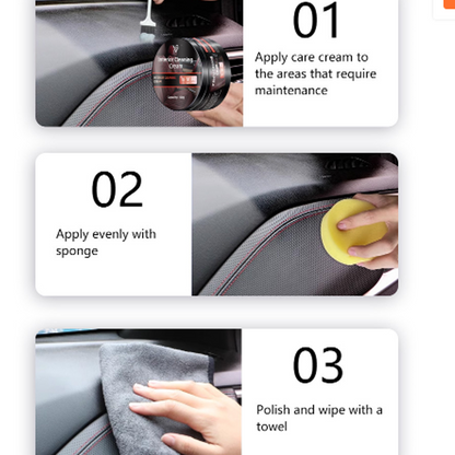 ✨Baby-Safe Car Interior Cleaning Cream – Non-Toxic & Spotless! 🚗💖
