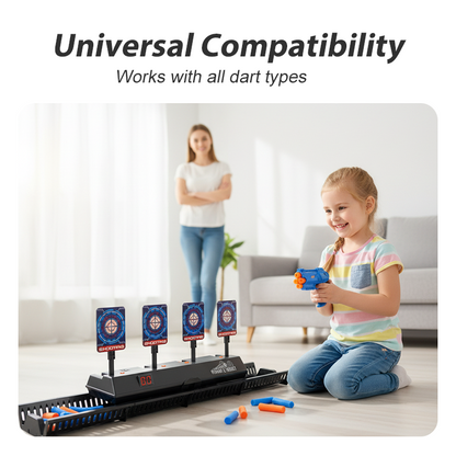 🎯 Auto-Reset Moving Target Game – Lights, Sounds & Action Fun!