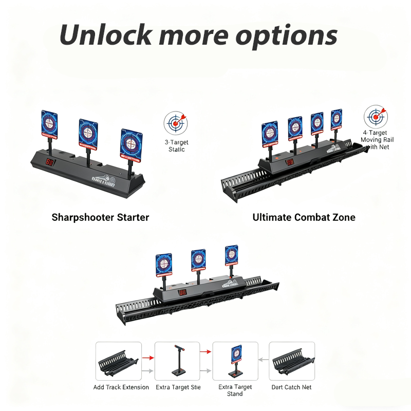 🎯 Auto-Reset Moving Target Game – Lights, Sounds & Action Fun!