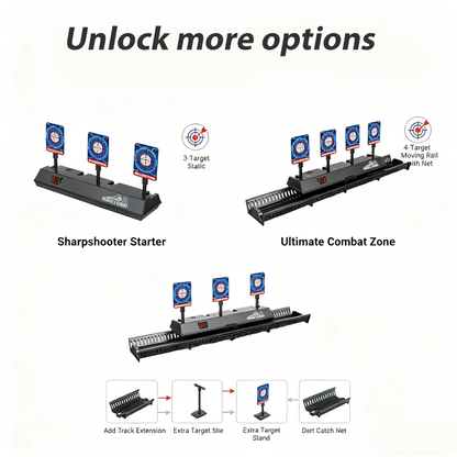 🎯 Auto-Reset Moving Target Game – Lights, Sounds & Action Fun!