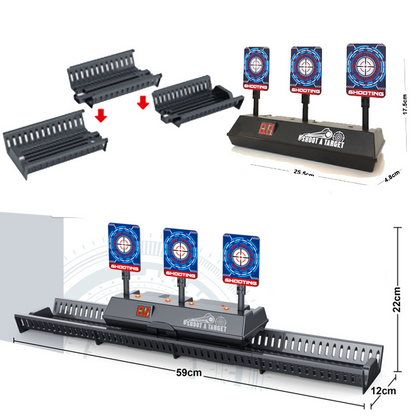 🎯 Auto-Reset Moving Target Game – Lights, Sounds & Action Fun!