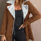 Women's Chic Warm Jacket with Lapel Collar
