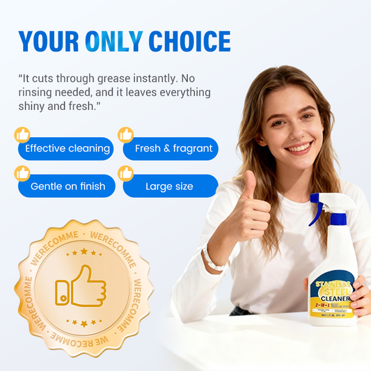 Professional Stainless Steel Cleaner for Home & Kitchen