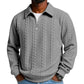 🧶 Cable-Knit Half-Zip Sweater – Premium Soft & Relaxed Fit