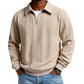 🧶 Cable-Knit Half-Zip Sweater – Premium Soft & Relaxed Fit