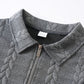 🧶 Cable-Knit Half-Zip Sweater – Premium Soft & Relaxed Fit