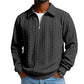 🧶 Cable-Knit Half-Zip Sweater – Premium Soft & Relaxed Fit